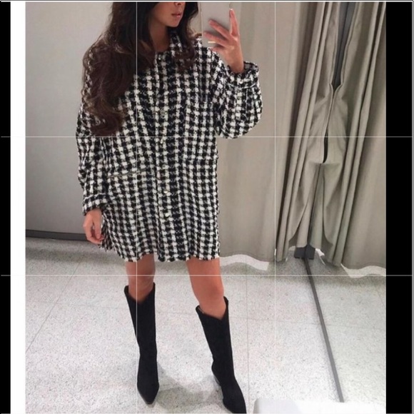 Zara | Jackets \u0026 Coats | Zara Tweed 